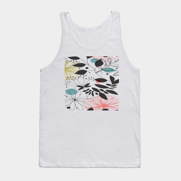 Beauty floral rectangle pastel pattern Tank Top by iambolders